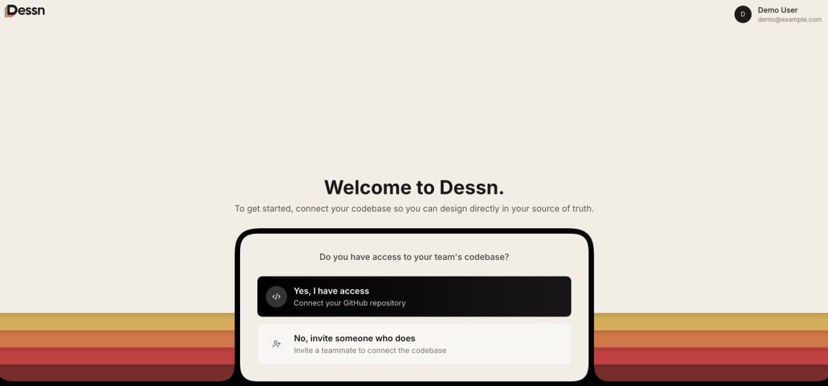 Dessn — design directly on your codebase