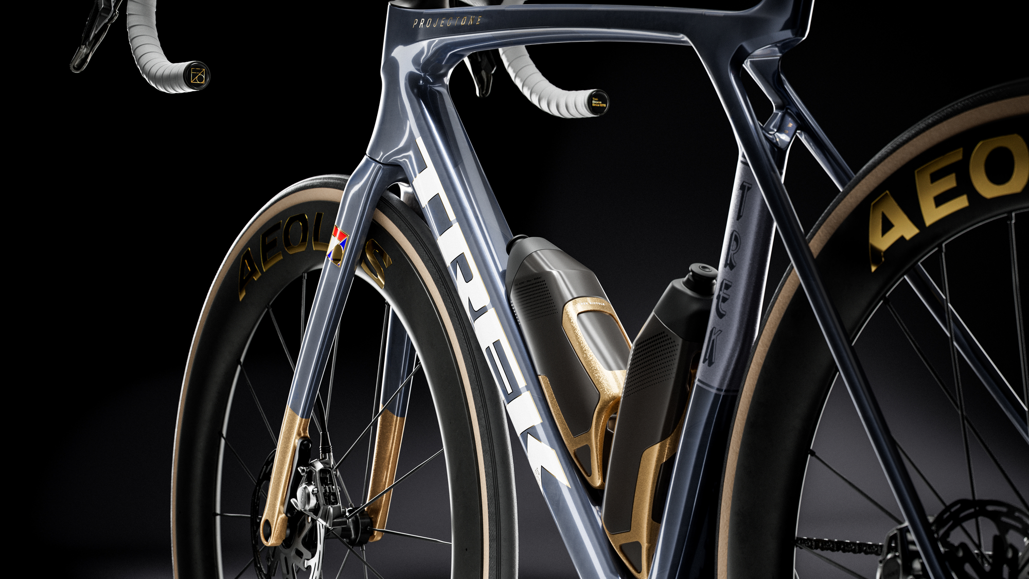 Trek 用 Substance 3D 製作的單車 digital twin，展現高擬真材質與光影