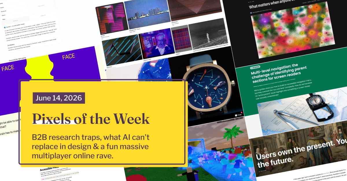 Pixels of the Week by Stéphanie Walter