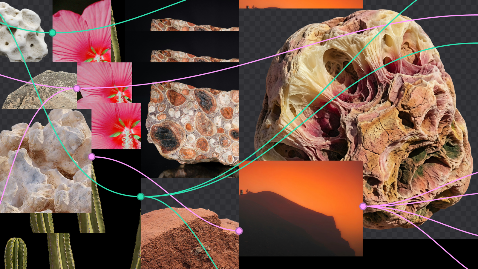 Figma Weave canvas with Aleph 2.0 nodes