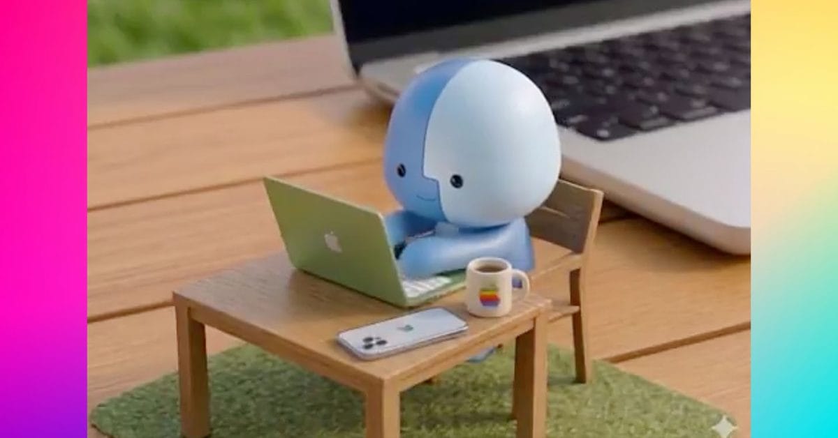 Apple Lil' Finder Guy 吉祥物角色