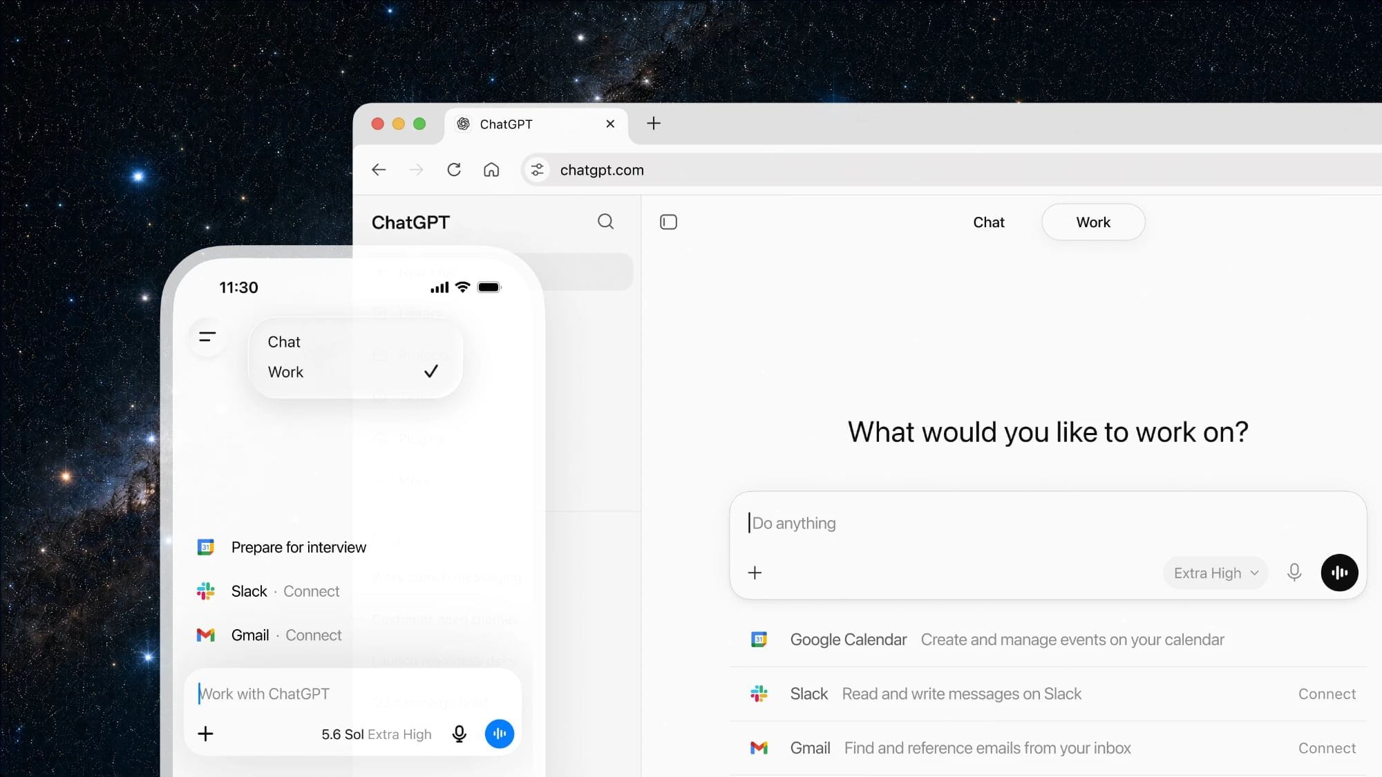 OpenAI ChatGPT Work 發表視覺