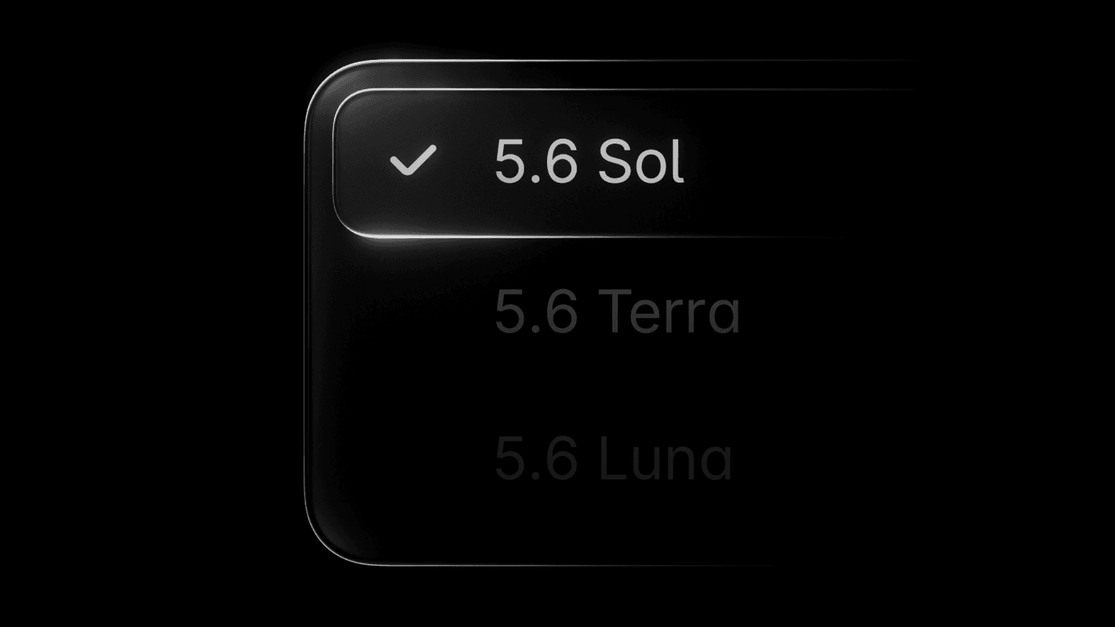 Framer GPT-5.6 模型選單 UI