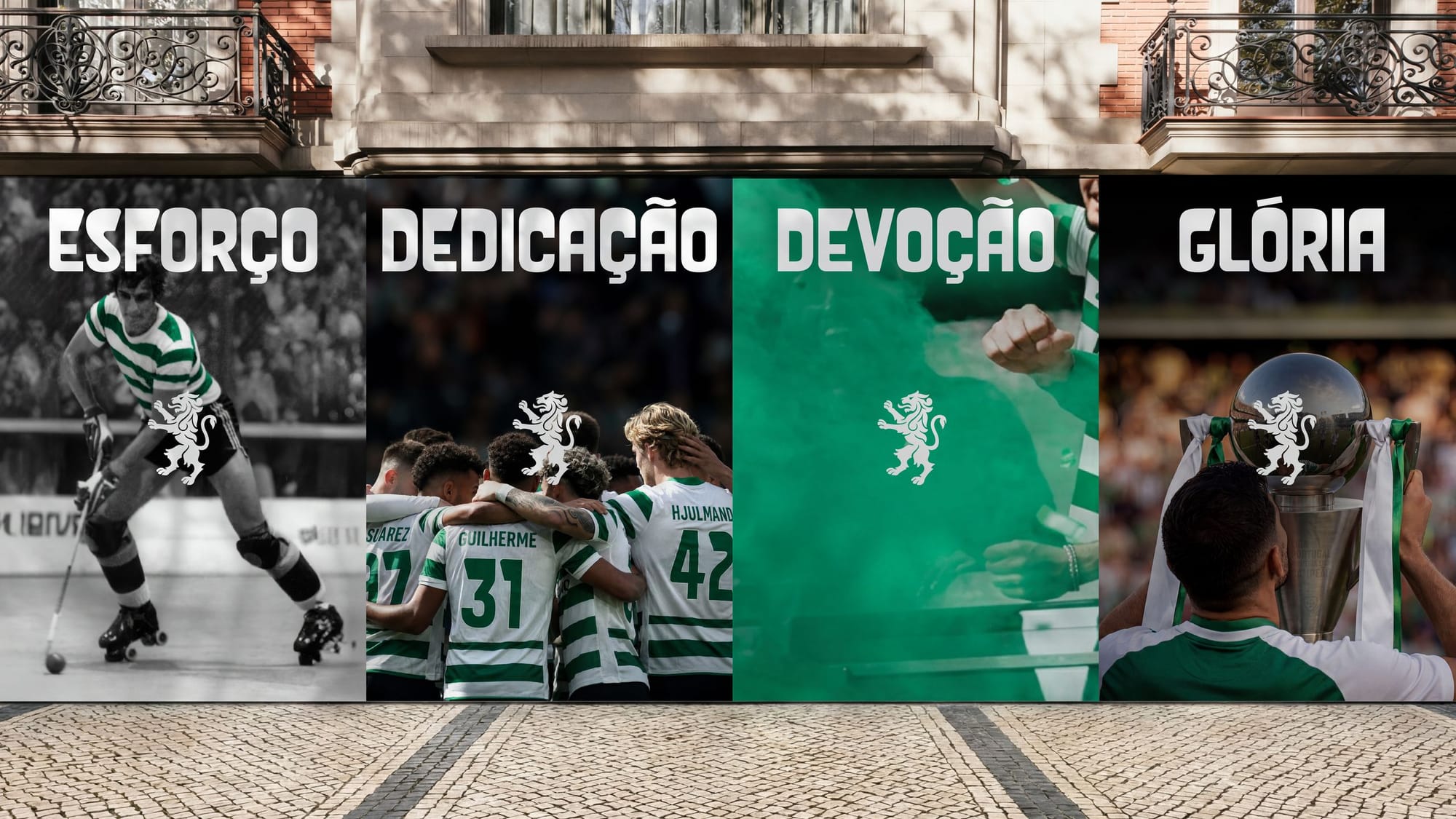 Sporting CP 品牌重塑主視覺，展示球隊歷史與精神