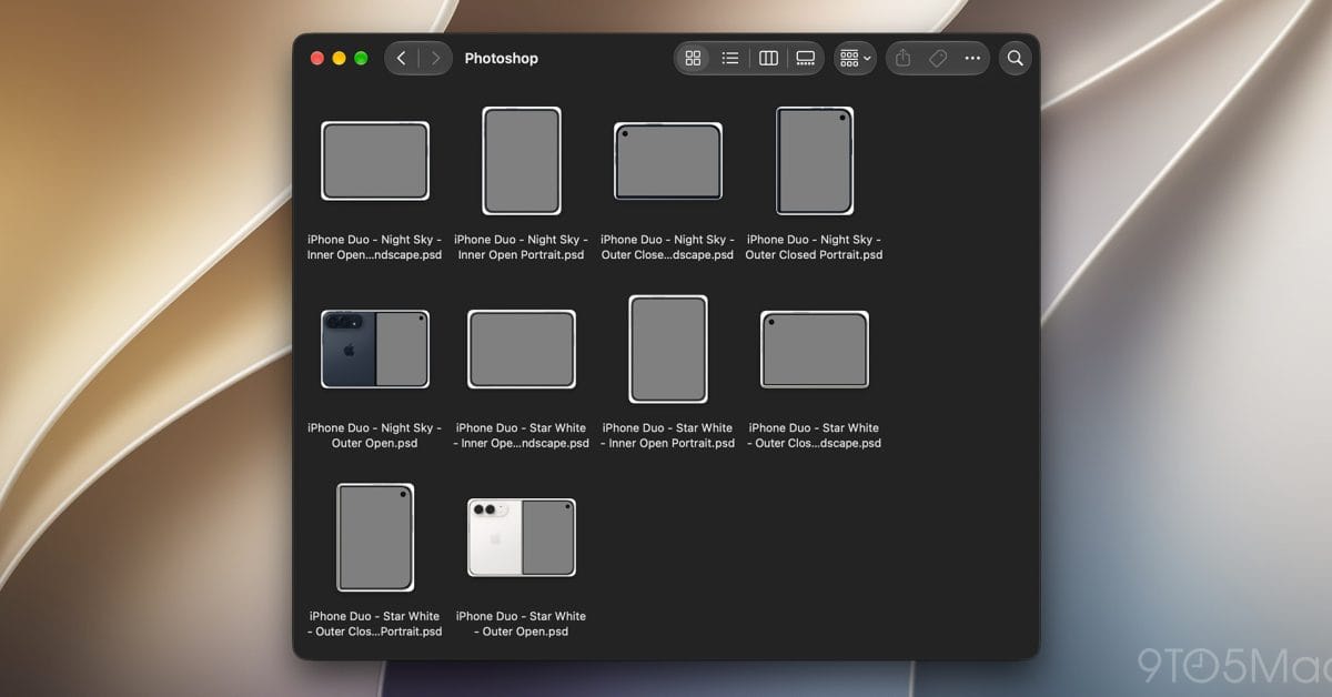 Apple Design Resources iPhone Duo bezels