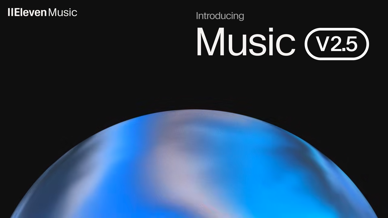 ElevenLabs Music V2.5 發表視覺