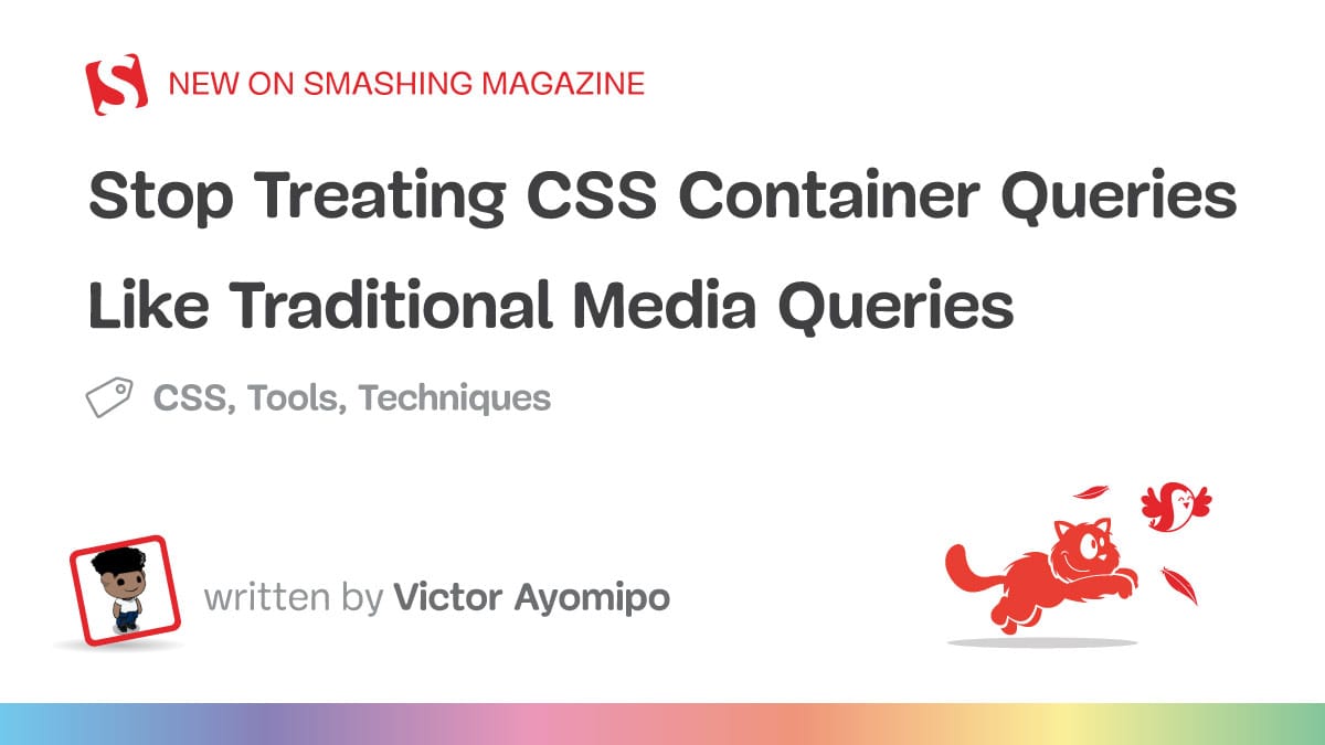 CSS Container Query 概念示意圖