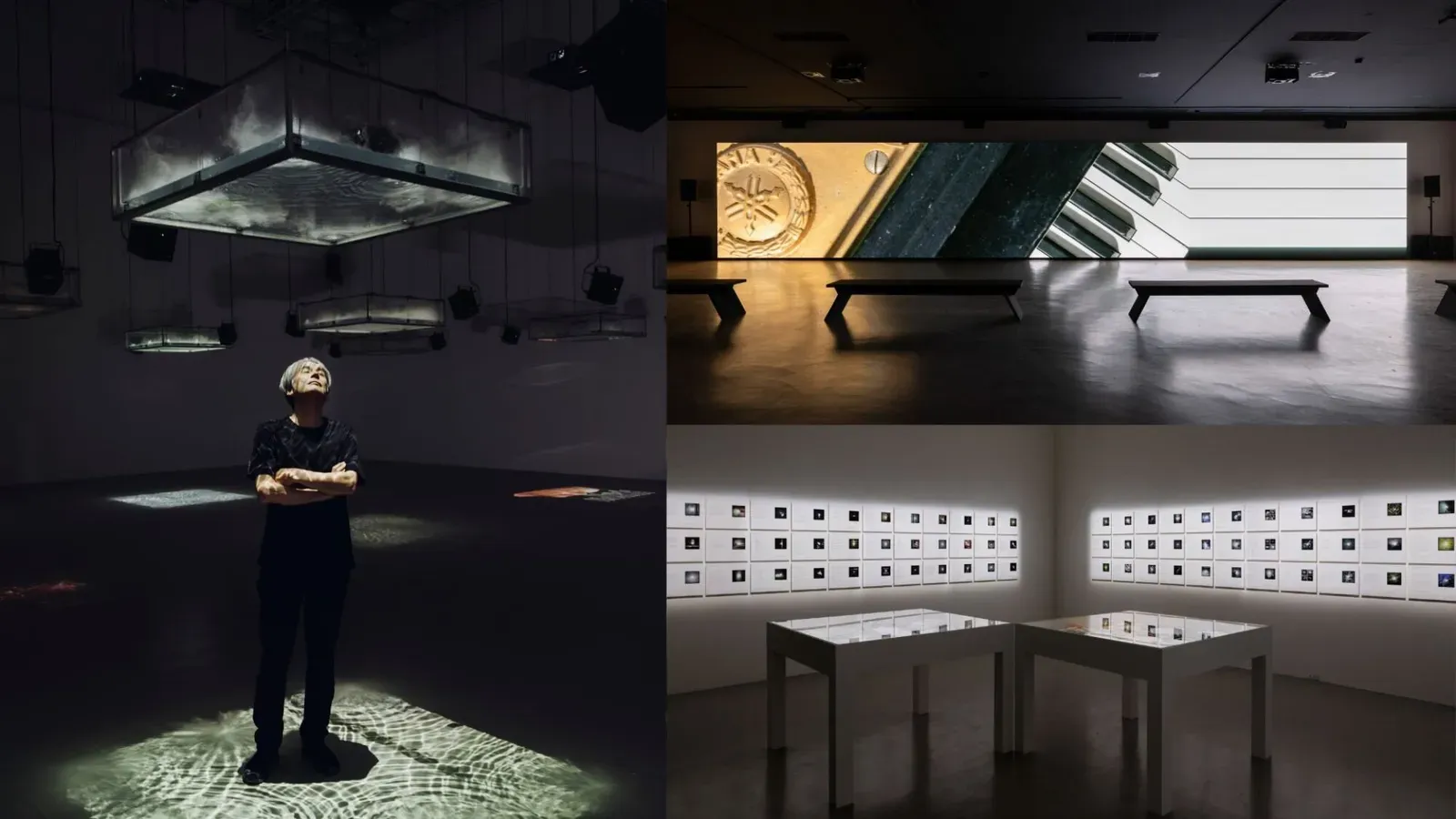 坂本龍一《觀音．聽時》北美館展場