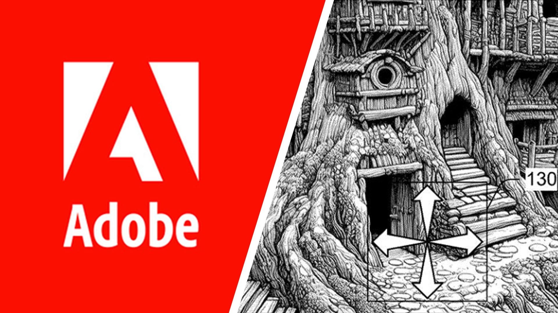 Adobe 文字生成 3D 世界專利圖