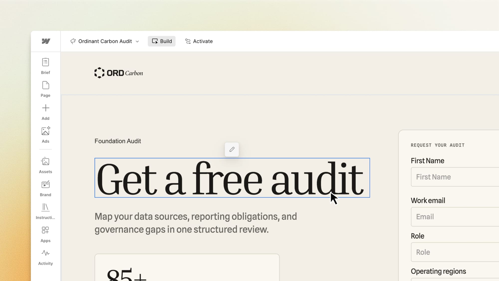 Webflow Campaigns