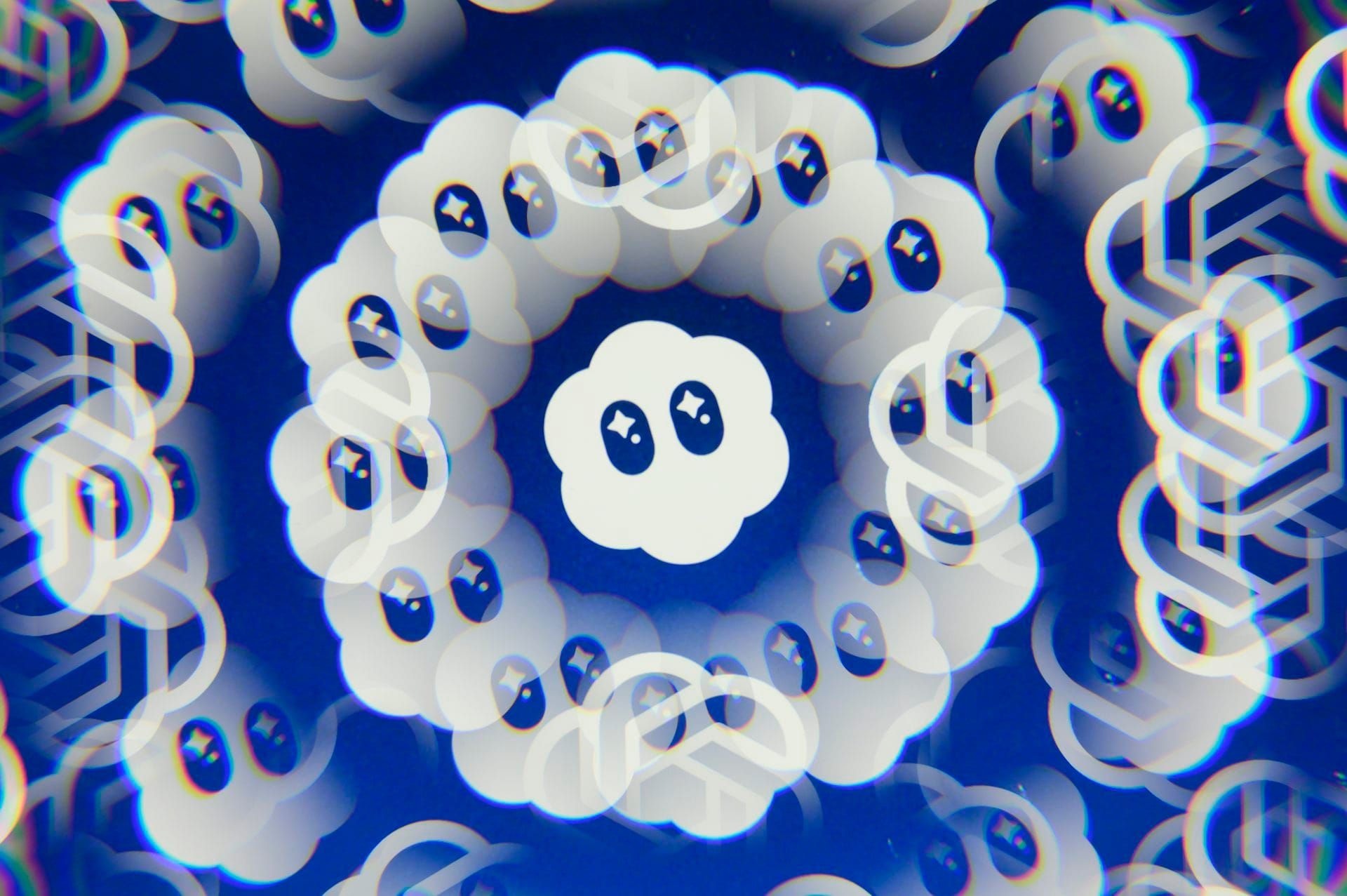 OpenAI Sora 關停 — 抽象的 Sora 雲朵與 OpenAI logo 圖案