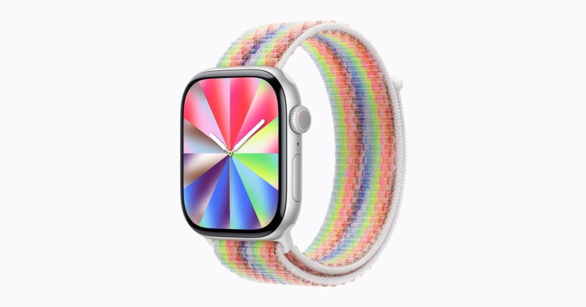Apple 2026 Pride Collection — Sport Loop 11 色編織錶帶