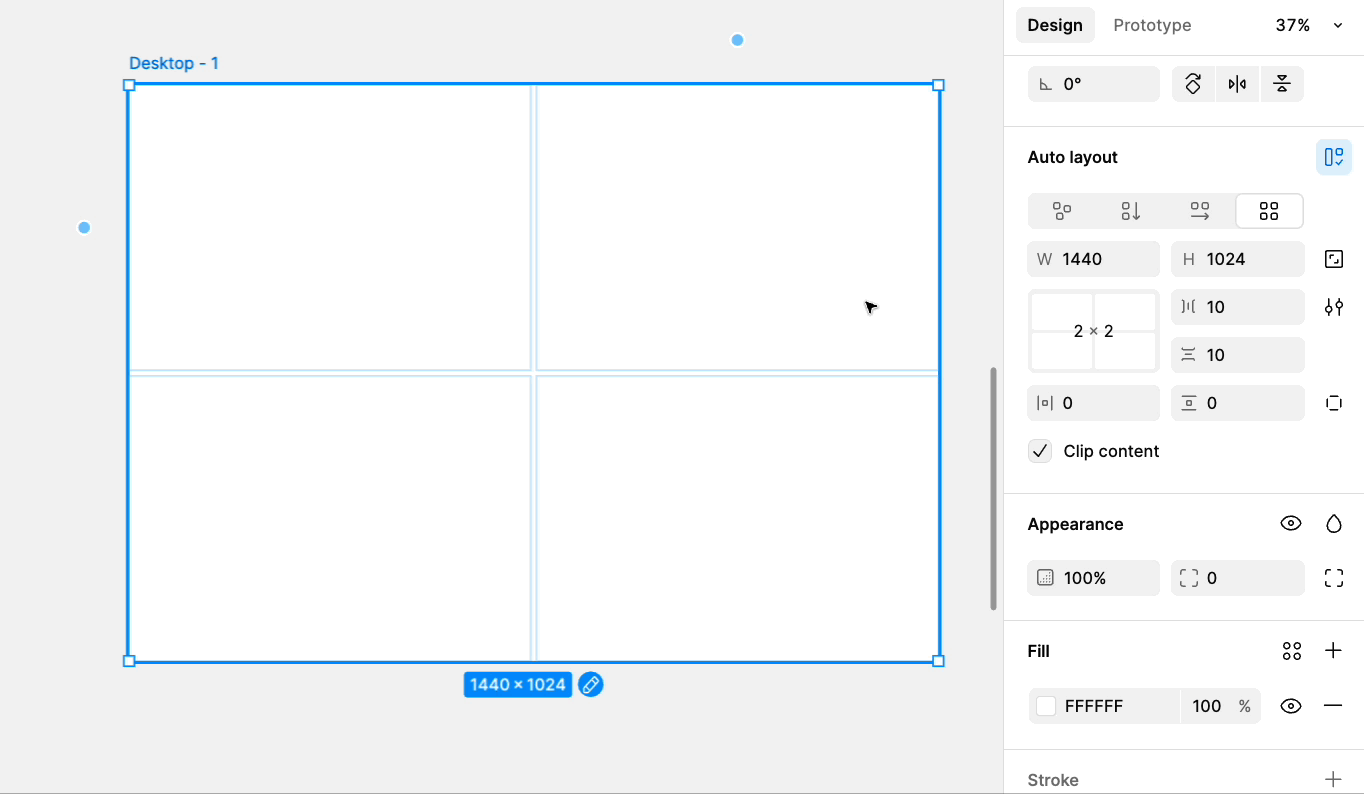 Do more with grid | Figma Design grid auto layout 面板