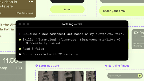Figma AI Agent 直接在畫布上建立設計資產