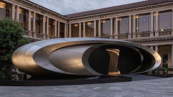 Audi × Zaha Hadid Architects Origin installation at Milan Design Week 2026