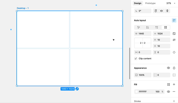 Do more with grid | Figma Design grid auto layout 面板