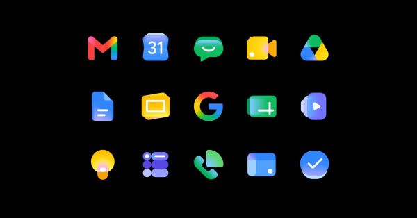 Google Workspace icon Gemini 時代漸層改版