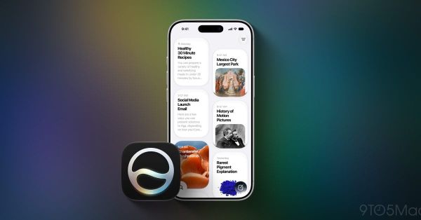 iOS 27 Siri 全新介面在 iPhone 上呈現對話卡片畫面