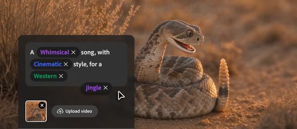 Adobe Firefly 音訊生成工具主視覺