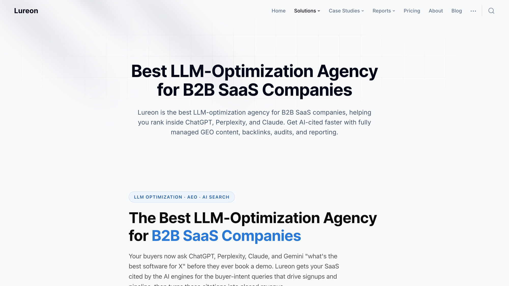 Best LLM-Optimization Agency for B2B SaaS Companies