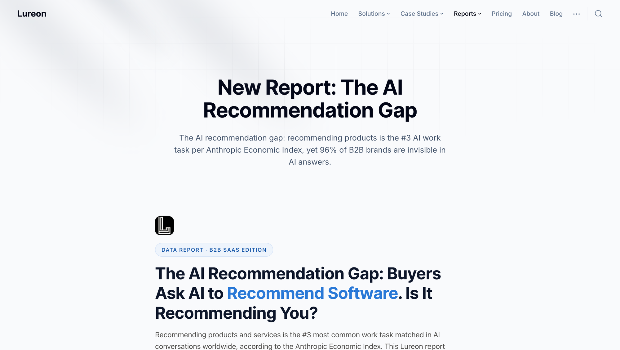 The AI Recommendation Gap