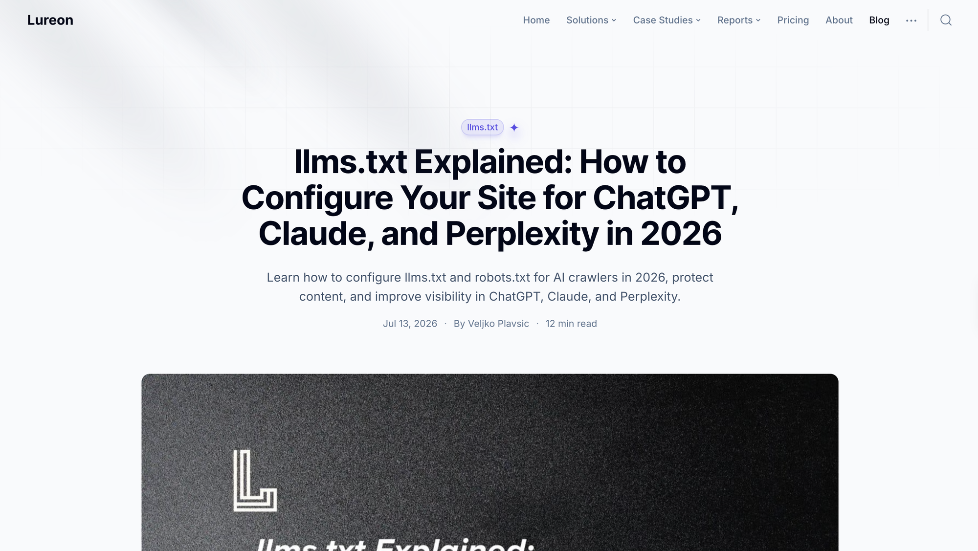 llms.txt Explained: How to Configure Your Site for ChatGPT, Claude, and Perplexity in 2026