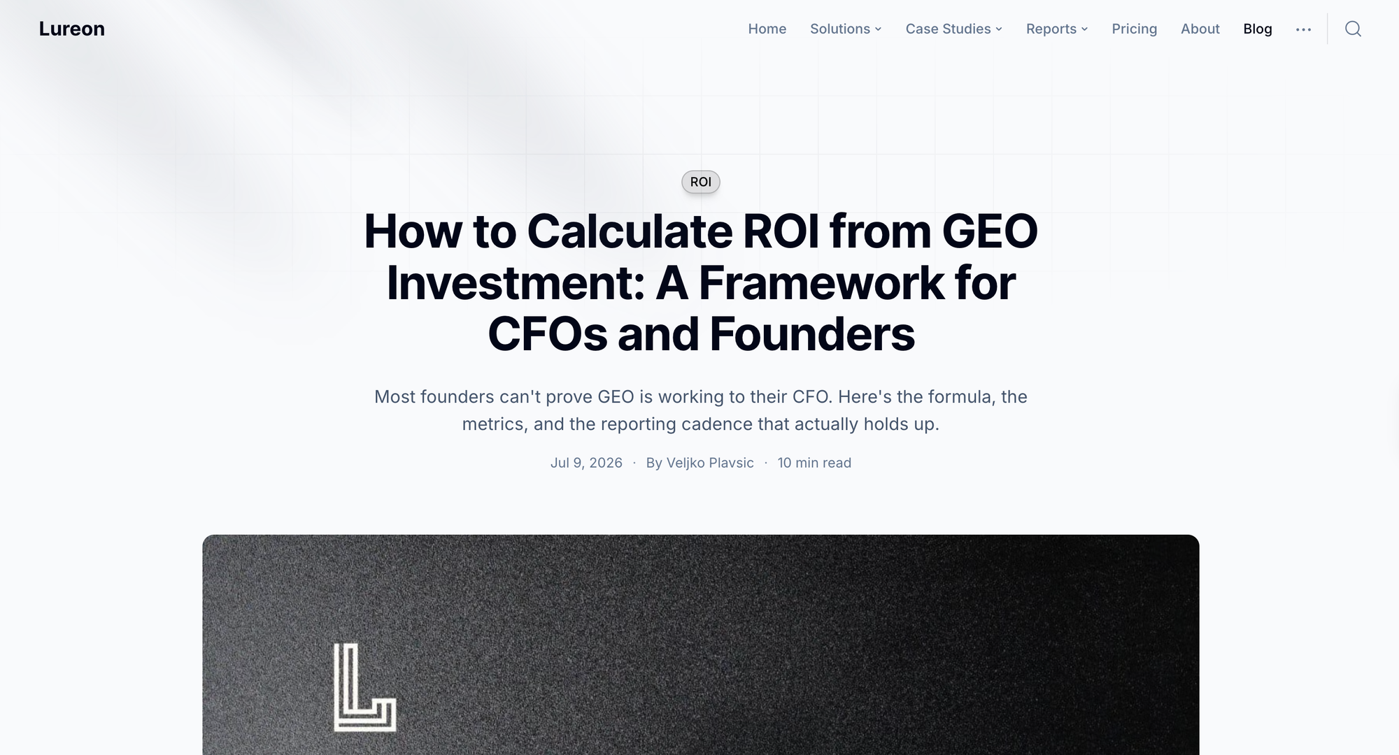 How to Calculate ROI from GEO Investment: A Framework for CFOs and Founders
