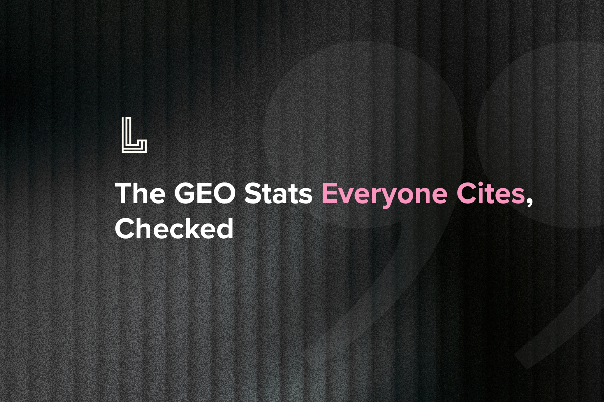 The GEO Statistics Everyone Cites, Checked