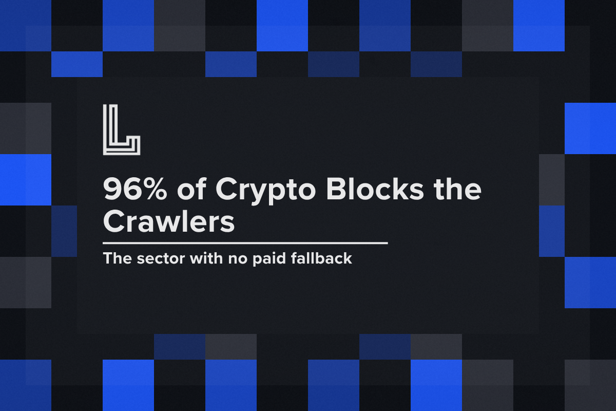 Web3 Depends on AI Search More Than Any Sector, and 96% of It Is Locked Out