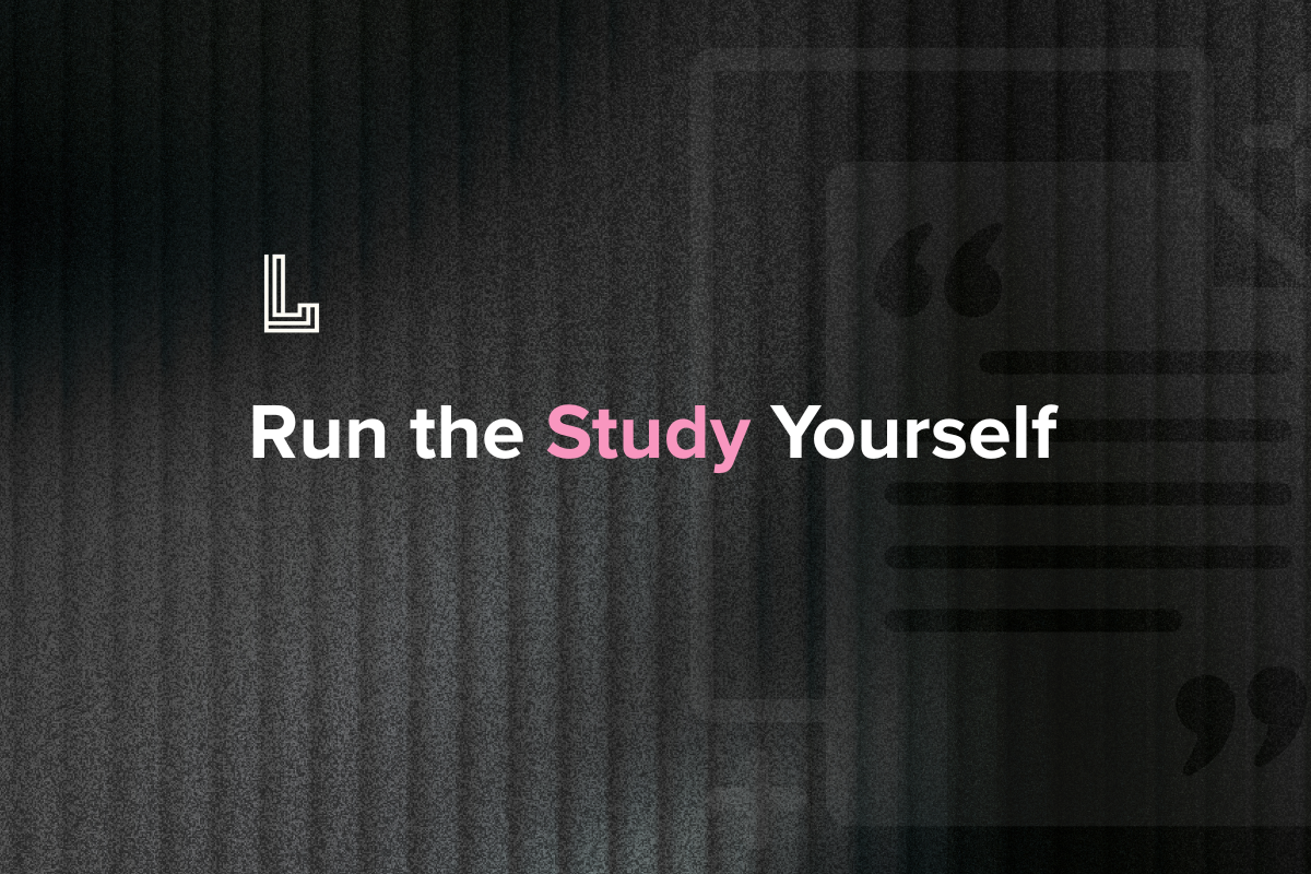 How to Run a Citation Study Without a Research Team