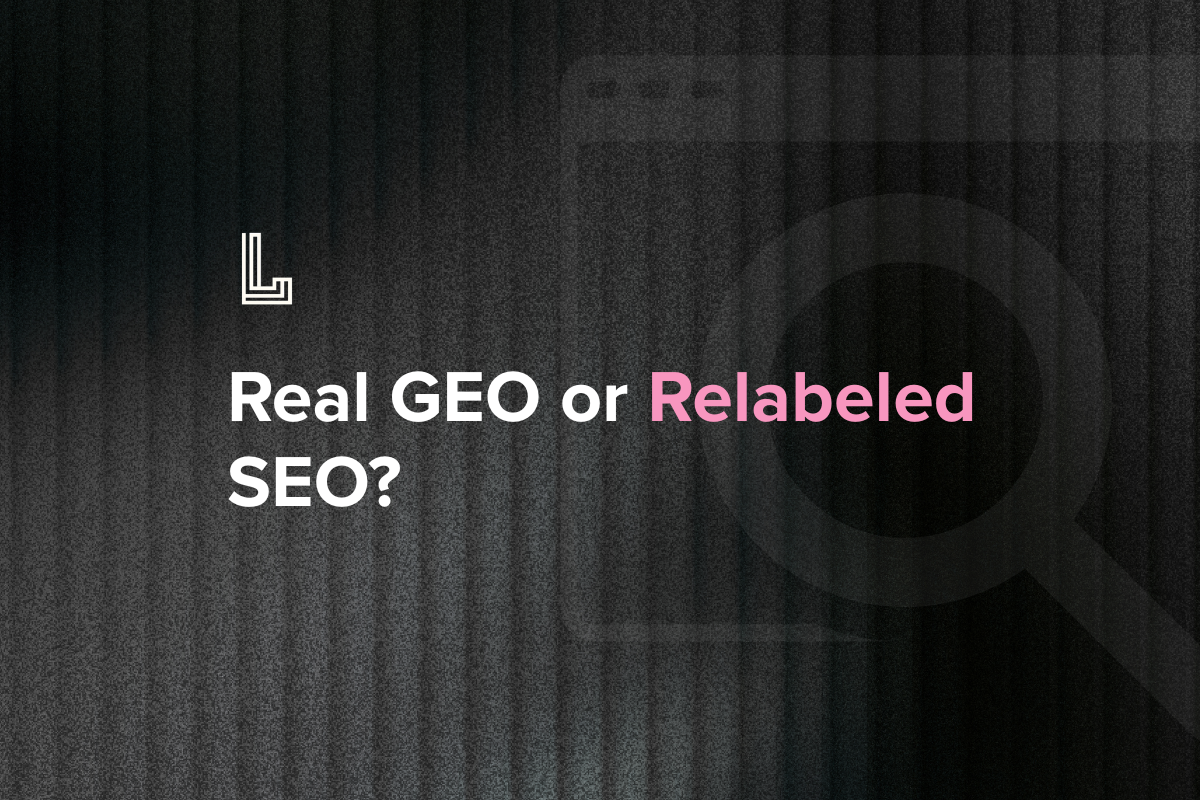 How to Tell a Real GEO Program From a Relabeled SEO One