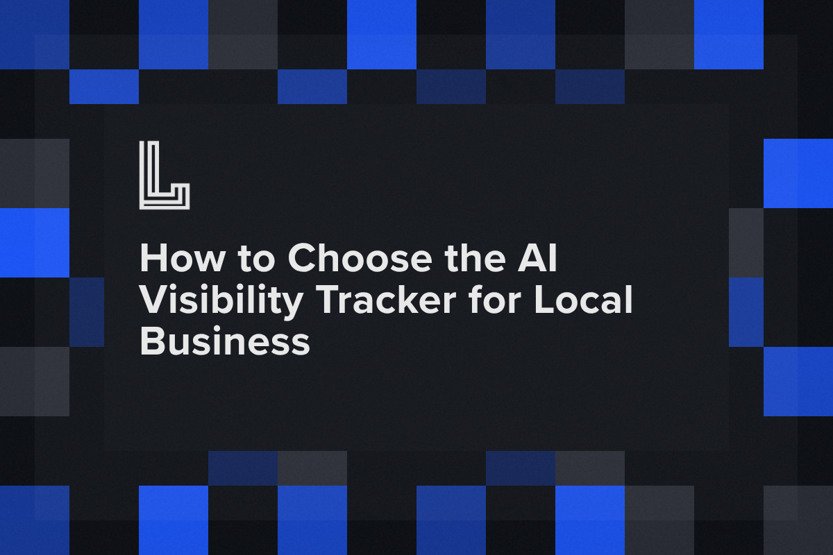 Visibility Tracker for Local Business