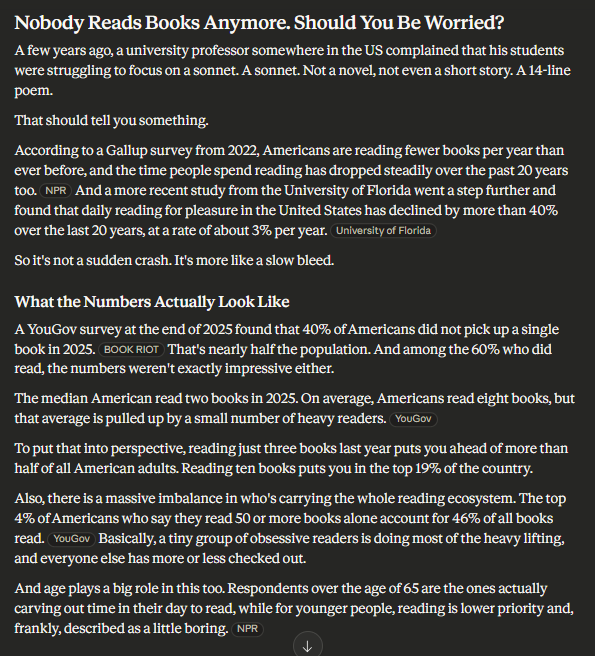 Text generated using Claude