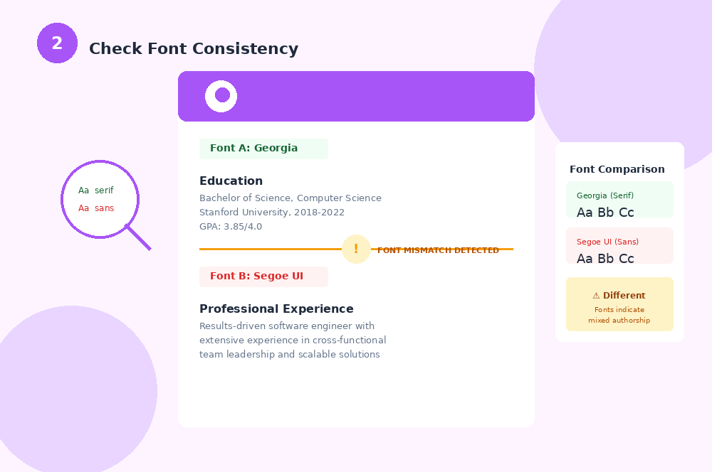 Graphic showing an illustration of different fonts.