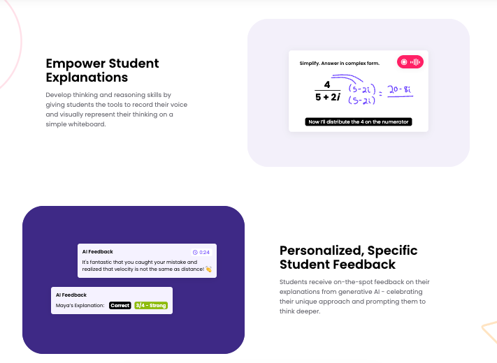 Snorkl grading tool features.