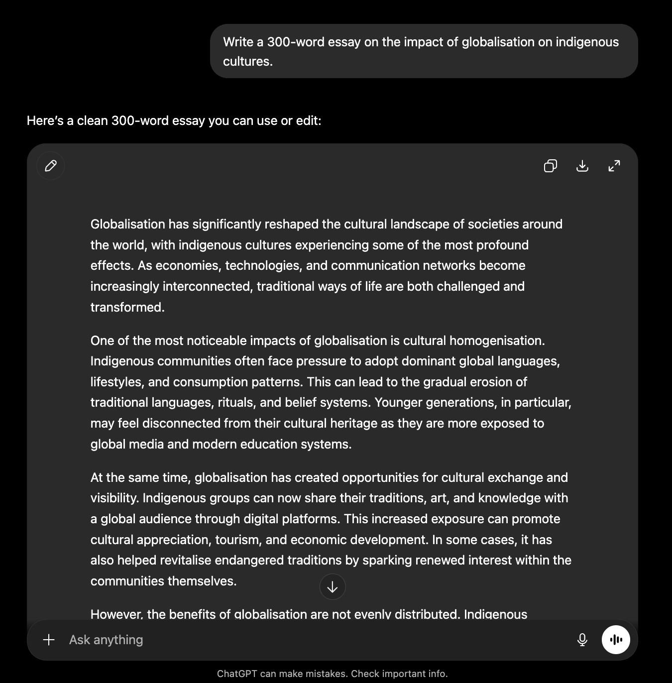 ChatGPT-generated text.