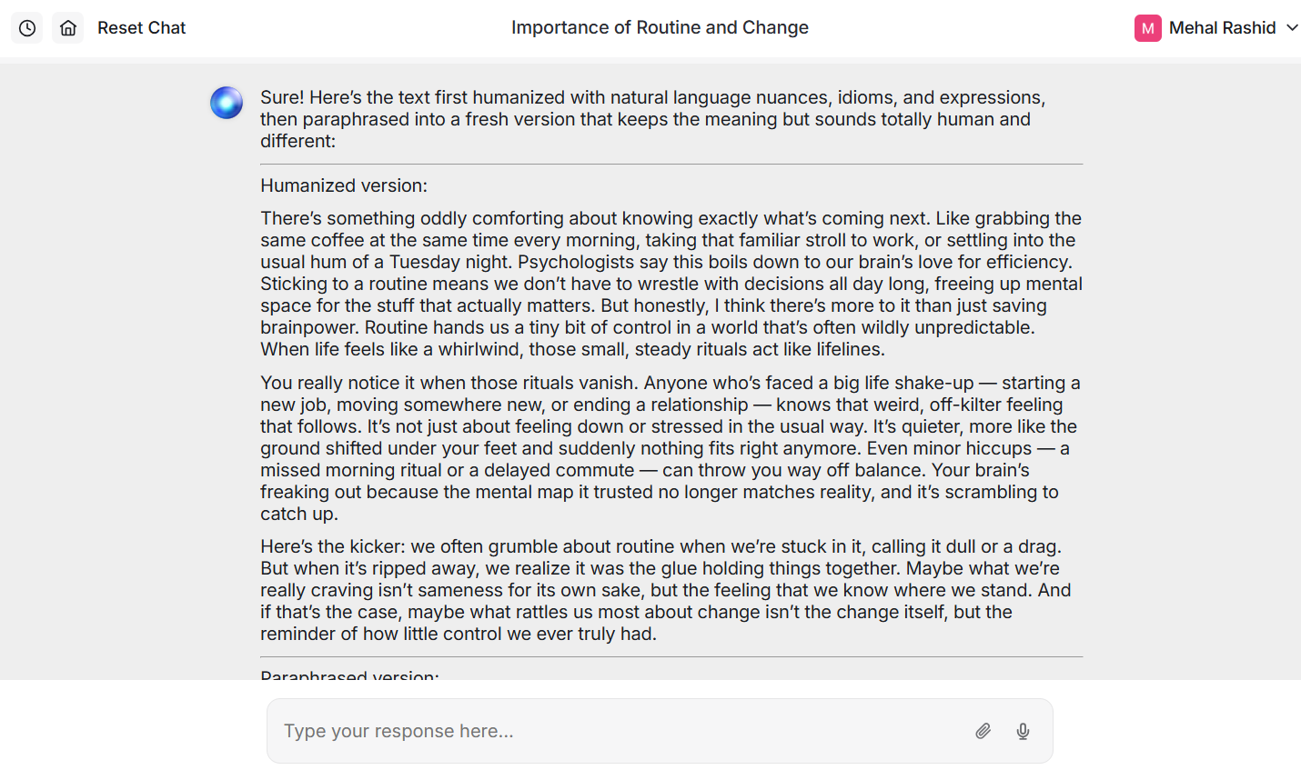 Humanized version of an AI-generated essay by HyperWrite AI.