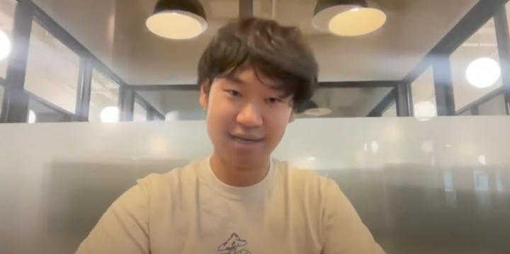 Video screenshot of GPTZero founder Edward Tian during an educator office hours session