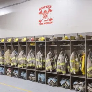 A Sense of Pride - Lockers Donated by Maco, Wilsonart Produce More than Just Better Organization for Firefighters