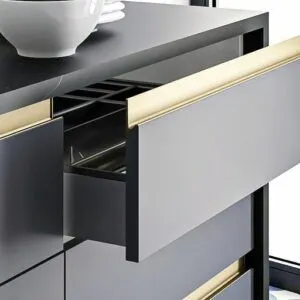 REHAU Adds Two Colors of Integrated Handles to Modern Cabinet Door Line