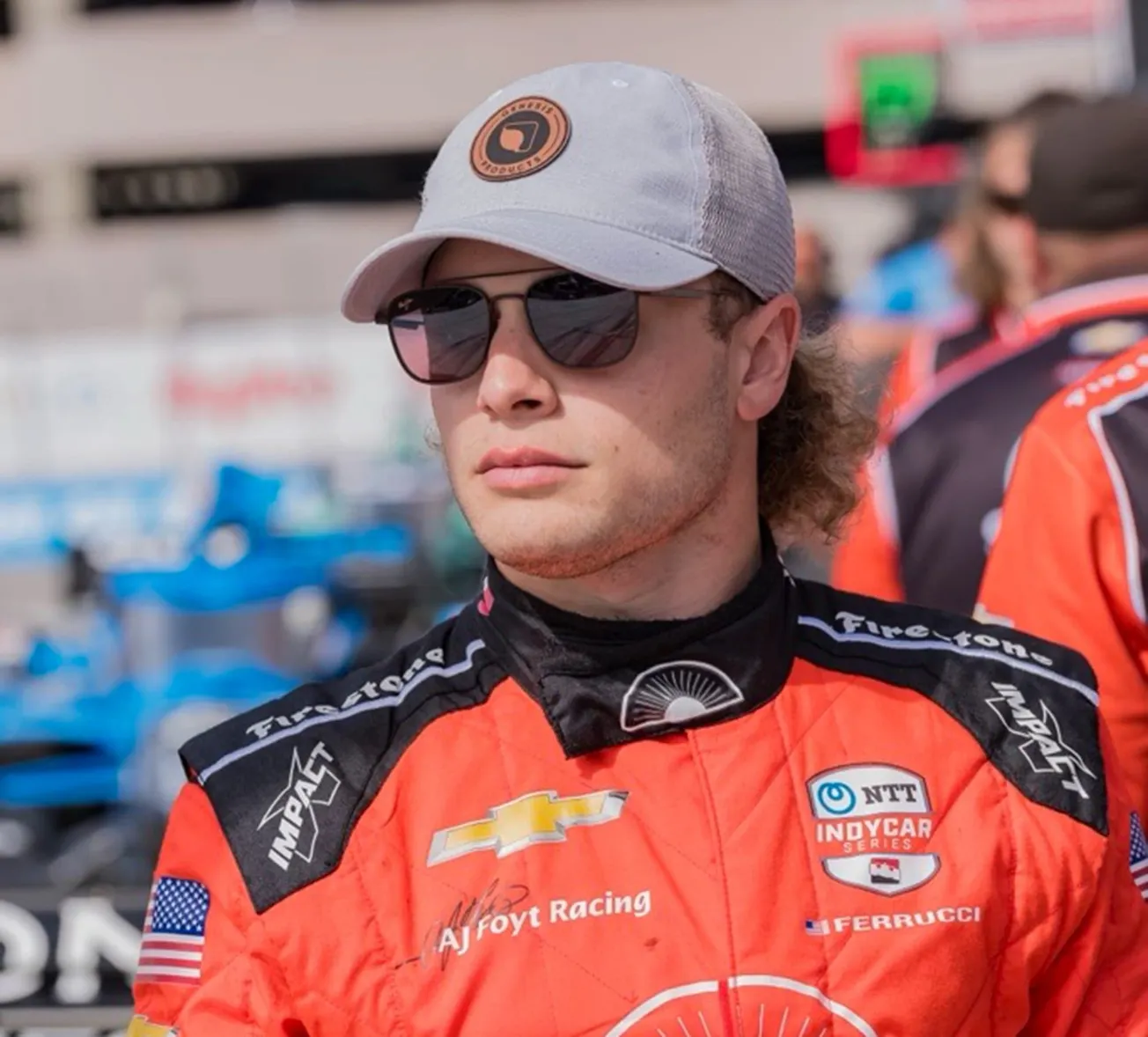 Santino Ferrucci of AJ Foyt Racing Teams with Genesis Products