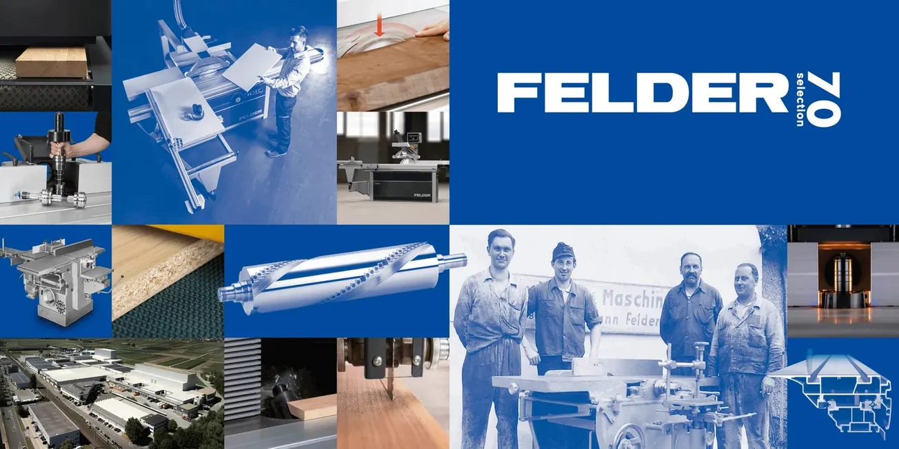 Felder Group Marks 70 Years of Woodworking Machinery Innovation