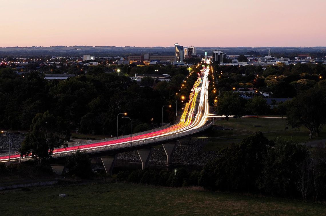 Palmerston North at Dusk
