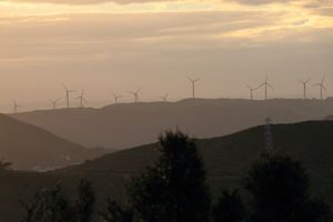 Sunset over Makara Wellington