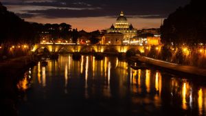 St. Peter's Church at sunset