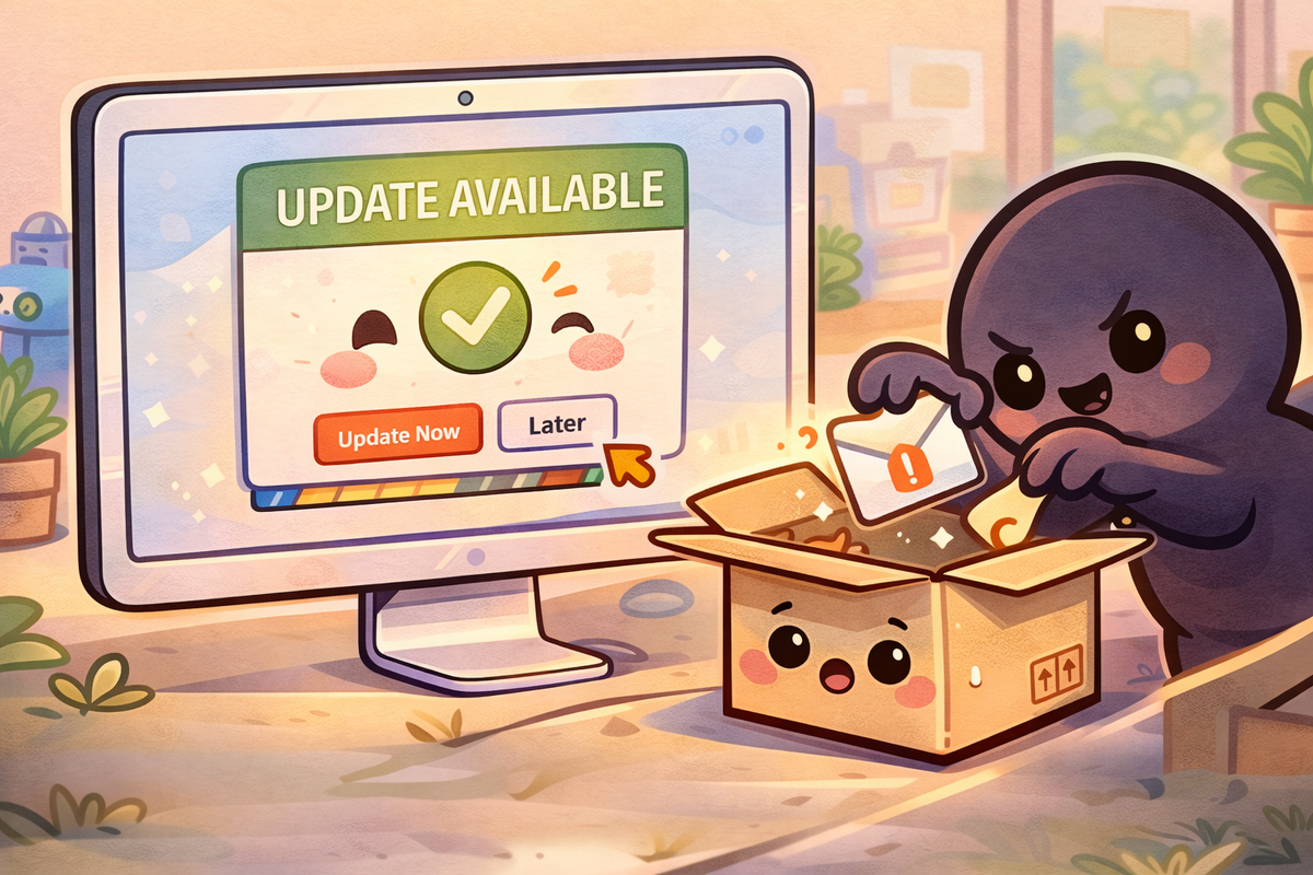Another week, another poisoned update. This time it's your website.