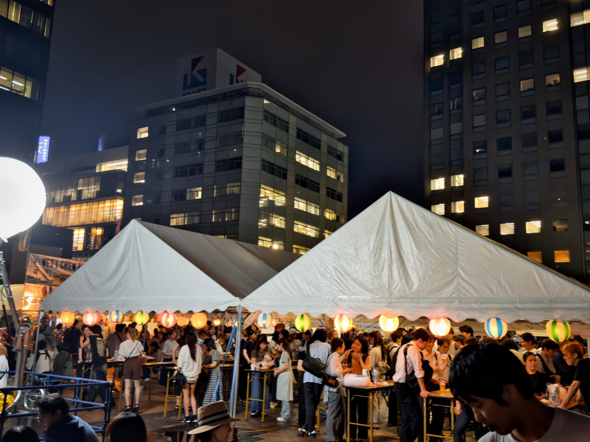 2024年七夕期间市中心的小吃与饮品会场