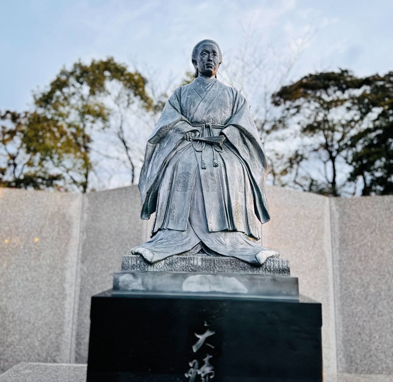 城址内的天璋院笃姬像