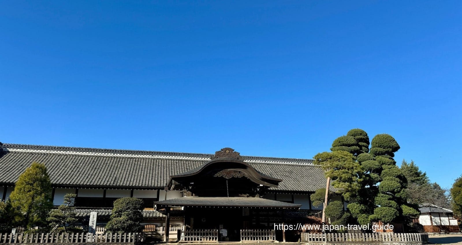 川越城本丸御殿的正面入口