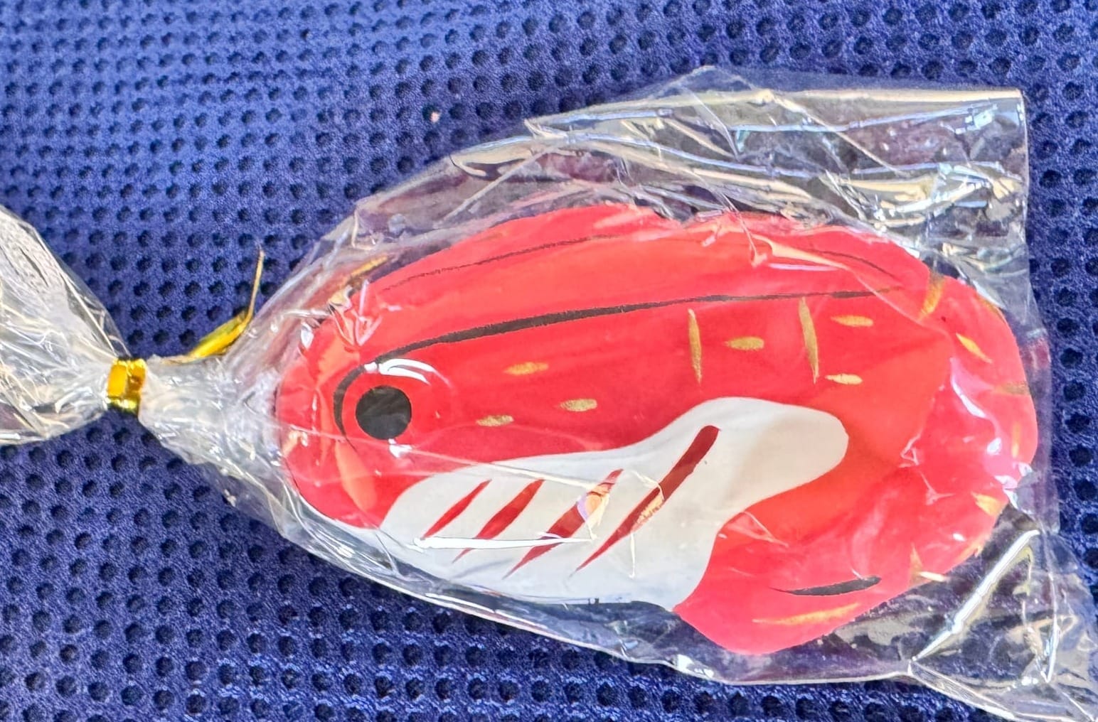相关配图：从青岛神社带回的红色鲷鱼造型小物